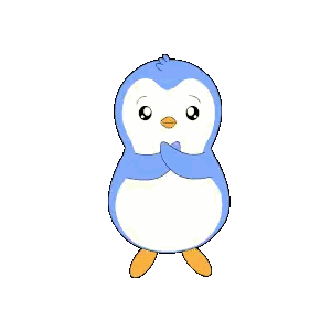 Penguin With I Am The Meta Sticker