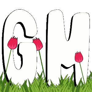 Penguin With M In Grass Sticker