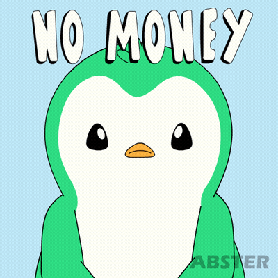 Penguin With No Money GIF
