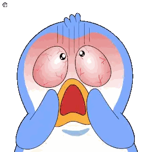 Penguin With Red Eyes And No Sticker