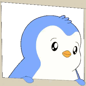 Penguin With Yes Sign Sticker