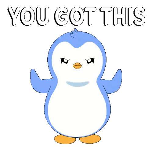 Penguin With You Got This Sticker