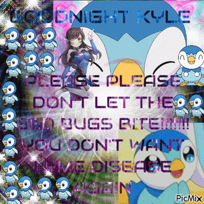 Penguins Goodnight Kyle GIF