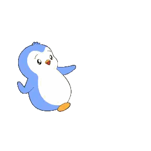 Penguins Hugging With Heart Sticker