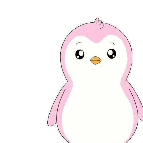 Penguins Hugging With Sneak Hug Sticker