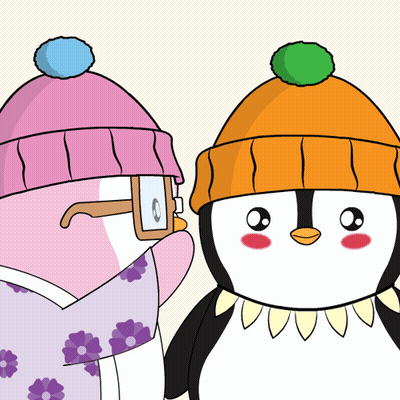 Penguins In Hats And Glasses GIF