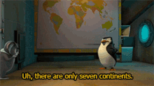 Penguins Of Madagascar Maurice Skipper Seven Continents GIF