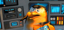 Penguins Of Madagascar Munching Working Junk Food GIF