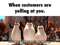 Penguins Of Madagascar Smile And Wave Meme GIF