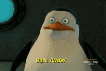 Penguins Of Madagascar Ugh Rude Skipper GIF