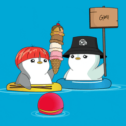 Penguins On The Floaties GIF