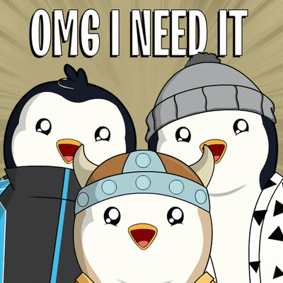 Penguins Saying OMG I Need It GIF