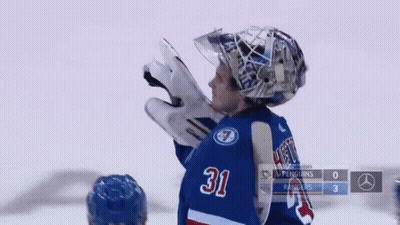 Penguins Vs Rangers Hockey Game GIF