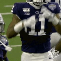 Penn State Micah Parsons Pretending To Take Photos GIF