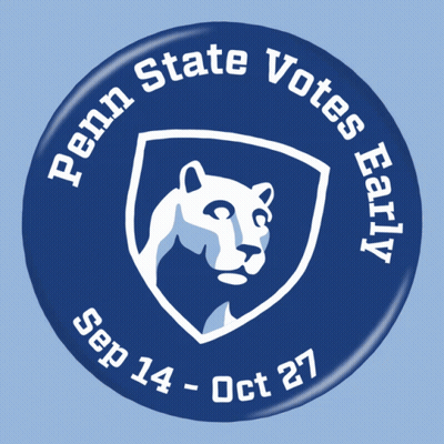 Penn State Votes Early Button GIF