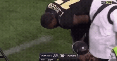 Penn State Vs Purdue Football Game At 8:29 GIF