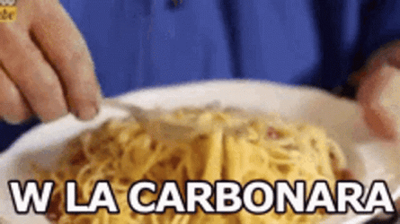Penne Ala Carbonara GIF