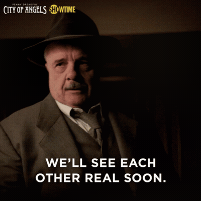 Penny Dreadful City Of Angels Showtime Poster With A Man In A Hat GIF