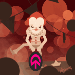 Pennywise Dancing Clown Crypto Meme GIF