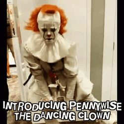 Pennywise Dancing Clown Introduction GIF