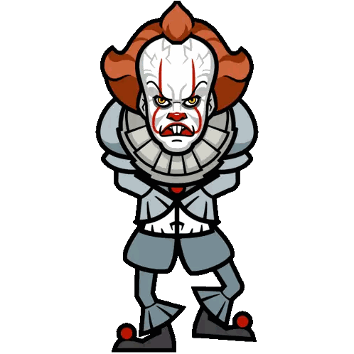Pennywise The Clown From It Chapter Two Sticker
