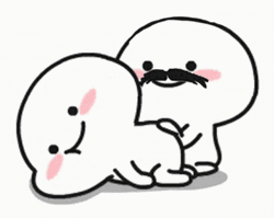 Pentol Art Rubbing Lotion At Each Other GIF