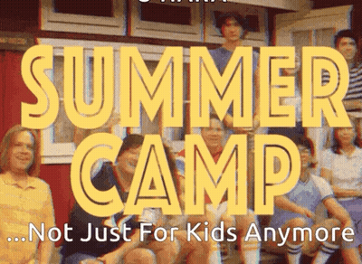People At Summer Camp Not Just For Kids Anymore GIF