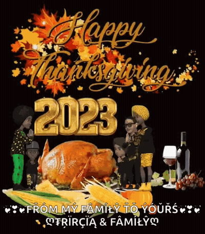 People At Table Thank You For Meal GIF