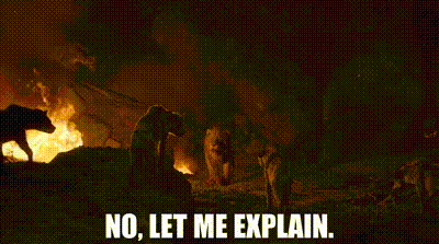 People Before Fire Saying No Let Me Explain GIF