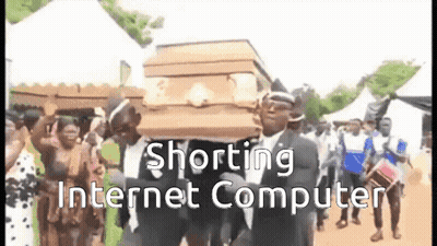 People Carrying Coffin Shorting Internet Computer GIF