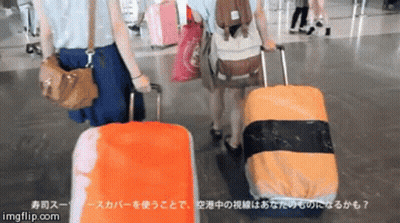 People Carrying Luggage With Imgflip Watermark GIF