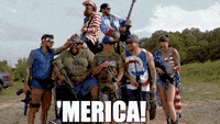 People Celebrates Merica Murica Colorful Bomb GIF
