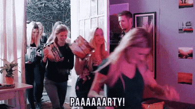 People Dancing And Saying Paaaaarty GIF