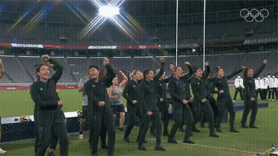 People Dancing At Olympic Stadium GIF