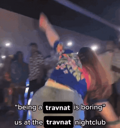 People Dancing Being A Travnat GIF
