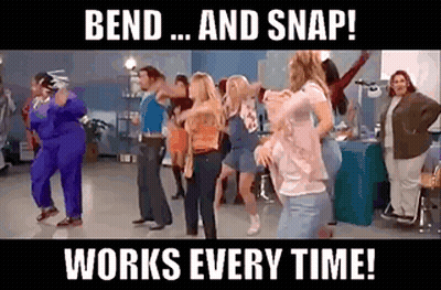 People Dancing Bend And Snap Works Every Time GIF