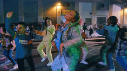 People Dancing Hip Hop At The Parking GIF