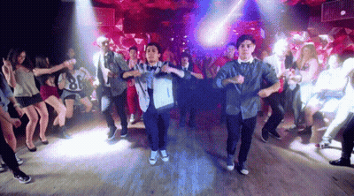 People Dancing In Club Number 8 Shirt GIF