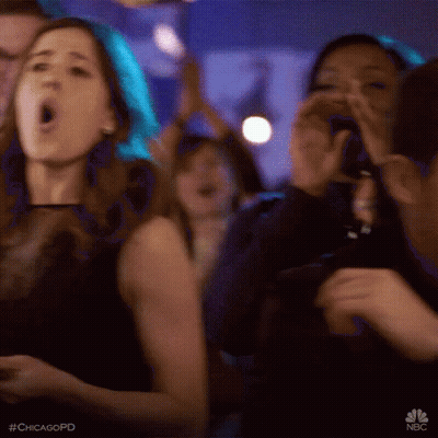 People Dancing In Club With Phone GIF