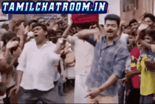 People Dancing In Front Of Tamilchatroom.in Sign GIF