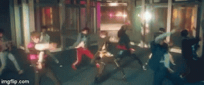 People Dancing In Lighted Room GIF