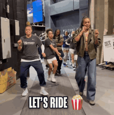 People Dancing Let's Ride GIF