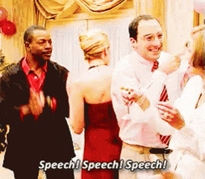 People Dancing Man Saying Speech GIF