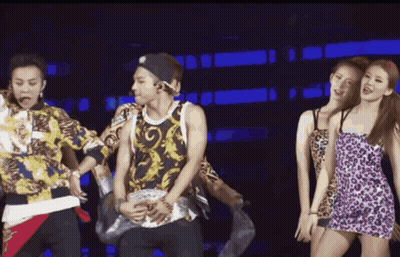 People Dancing On Stage One In S Tank Top GIF
