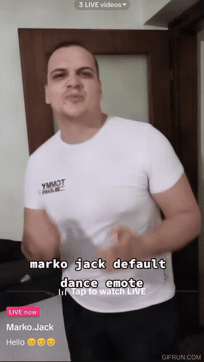 People Dancing On Wooden Floor In Dark Room GIF