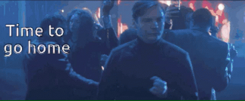 People Dancing Time To Go Home GIF