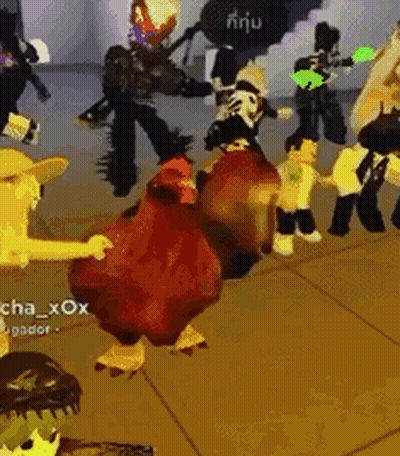 People Dancing With Chicken GIF