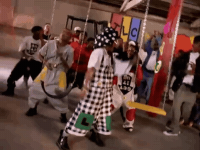 People Dancing With Swings GIF
