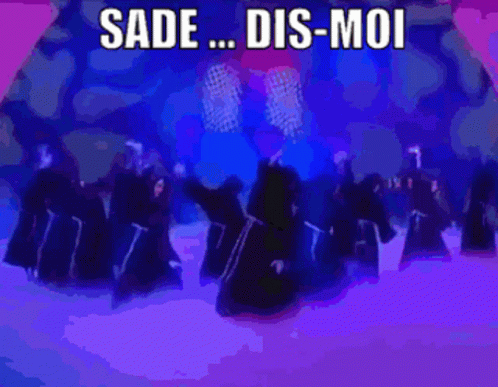 People Dancing With Words Sade Dis-Moi GIF