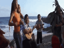 People Doing A Hawaiian Dance GIF